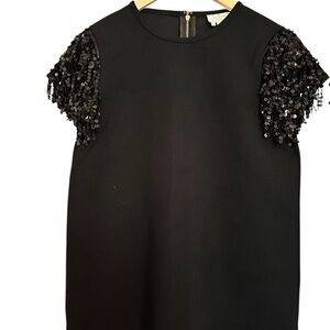 Kate Spade Black Zippered top